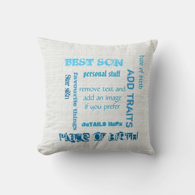 Coussin Meilleur site personnel (Recto)