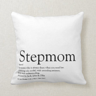 Coussin Meilleur Stepmaman au monde, Stepmère Définition