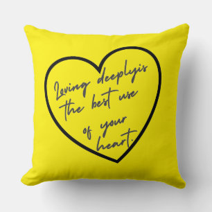 Coussin Meilleur Usage de Votre Cœur