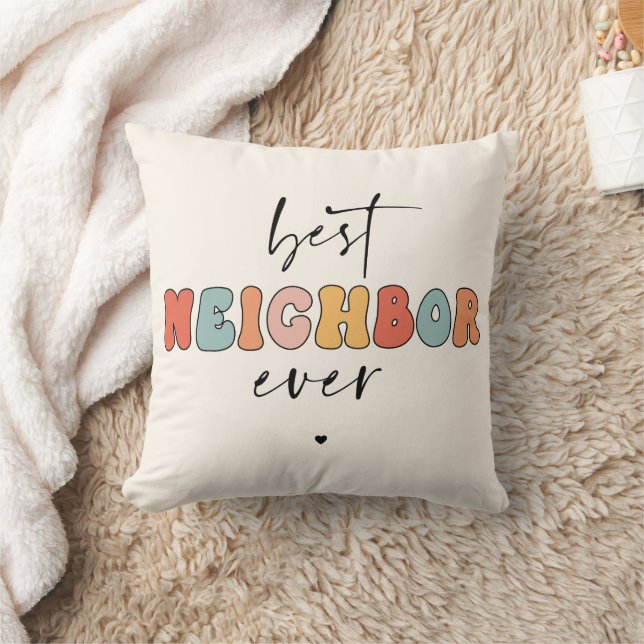 Coussin Meilleur Voisin jamais mignon (Couverture)