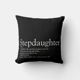 Coussin Meilleure belle-fille du monde Définition Moderne