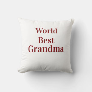 Coussin Meilleure grand-mère du monde grands-parents grand