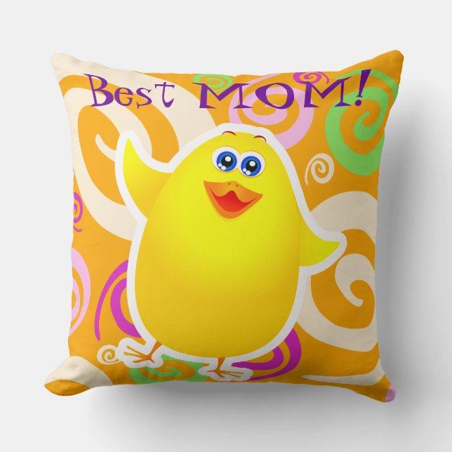 Coussin Meilleure maman ! (Recto)