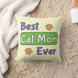 Coussin Meilleure maman de chat de tous les temps