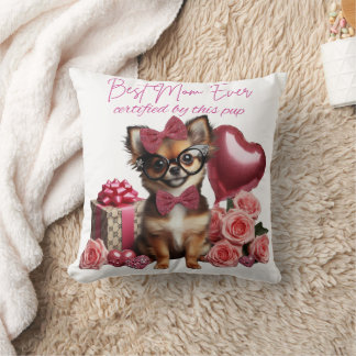 Coussin Meilleure maman Ever Chihuahua Chiuppy