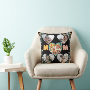 Coussin Meilleure maman Jamais Multi Heart forme Photo