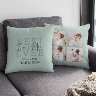 Coussin Meilleure Maman Supplémentaire Moderne   Collage P