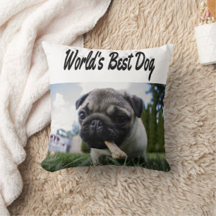 Coussin Meilleure photo de chien 