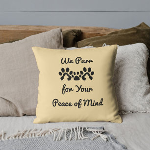 Coussin Meilleures amies BFF Patte Chat Personnalisé Fun N