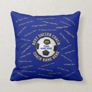 Coussin Meilleures idées de cadeaux pour l'entraîneur de f