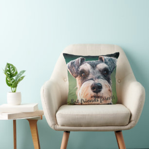 Coussin Meilleurs Amis Forever Personnalisé Animaux de com