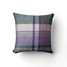 Mélange Motif de Madras vert violet
