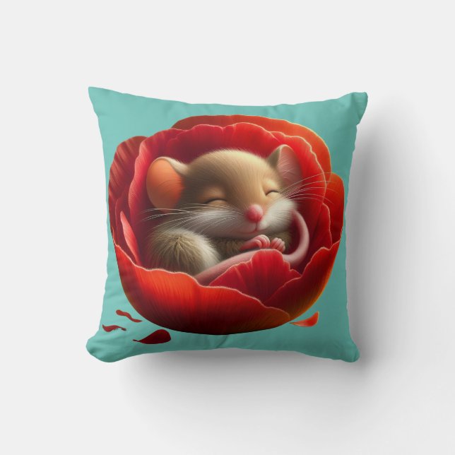 Coussin Mélange Sleeping Mice (Recto)