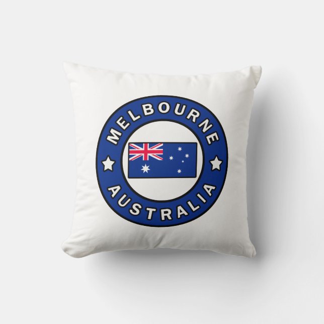 Coussin Melbourne Australie (Recto)