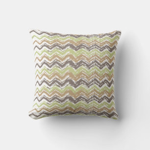 Coussin Melon Brandy Scribble ZigZag Motif