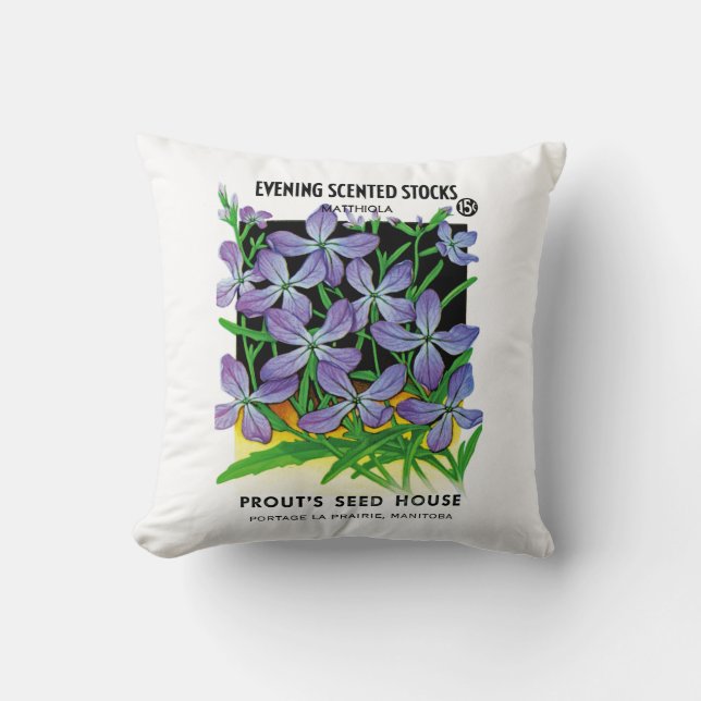 Coussin Même l'étiquette parfumé de paquet de graine de (Recto)