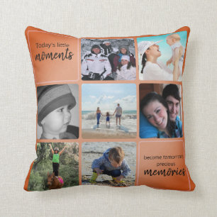 Coussin Mémoires Famille Collage de photos Pillow