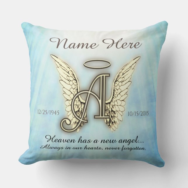 Coussin Memorial Angel Wings (Recto)