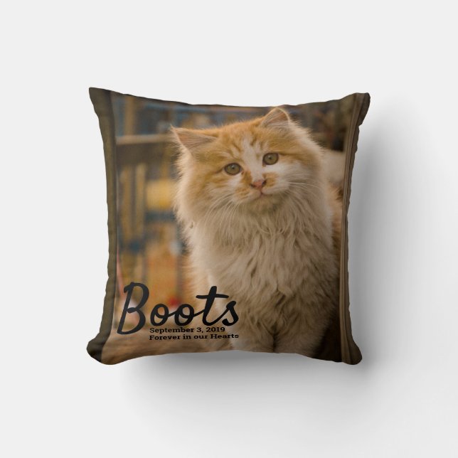 Coussin Mémorial de Cat (Recto)