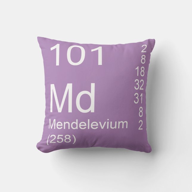 Coussin Mendelevium (Recto)