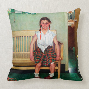 Coussin Menhaden ou extérieur le bureau du principal