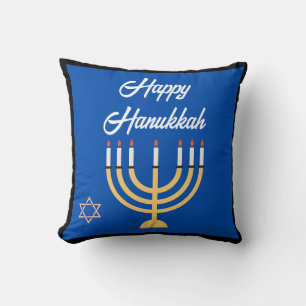 COUSSIN MENORAH HAPPY HANOUKKA CARD