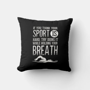 Coussin Mens Swimmer Swimming Sport Practice