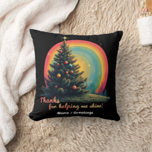 Coussin  Merci de m'avoir aidé à briller, gratitude sincèr