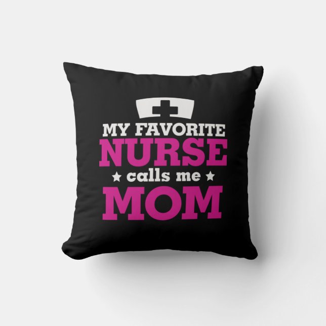 Coussin Mère Cadeau Favori Nurse Me Appelle Maman (Recto)