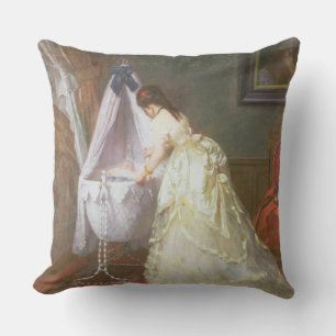Coussin Mère et bébé, 1869 (huile sur le panneau)