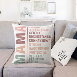 Coussin Mère maman mot art amour