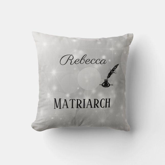 Coussin Mère matriarche personnalisée (Recto)