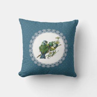 Coussin Merles Vintage
