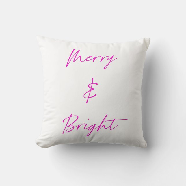 Coussin Merry & Bright (Recto)