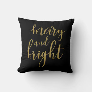 Coussin MERRY & BRIGHT / OH CE QUI S'AMUSENT Double face N