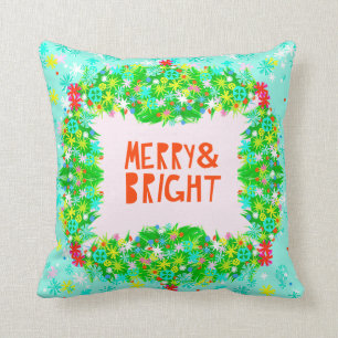 Coussin Merry & Bright Wreath
