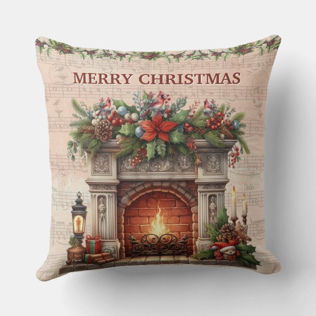 Coussin Merry Christmas Parisian Charm (Verso)