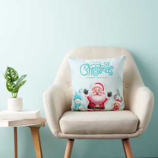 Coussin Merry Christmas Pillow Cover