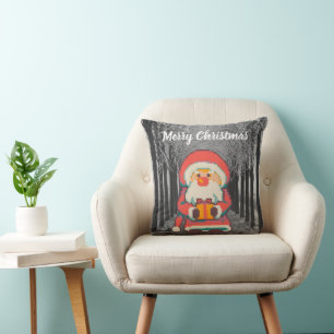 Coussin Merry Christmas Santa, Pixel Art, pixel
