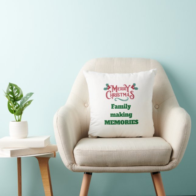 Coussin  Merry Christmas Throw Pillow (Chaise)