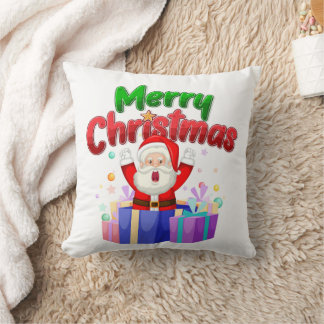 COUSSIN MERRY NOËL JETER LE COULEUR