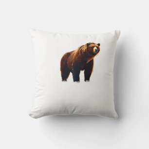 Coussin Merveilles de la faune américaine – Aigle à tête b