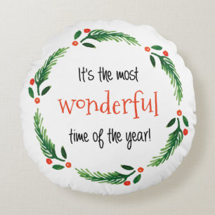 Coussin merveilleux de Noël de la saison  