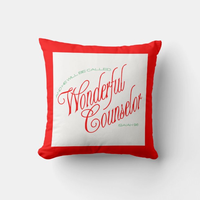 Coussin merveilleux d'écriture sainte de (Recto)