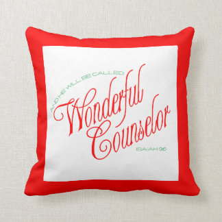 Coussin merveilleux d'écriture sainte de