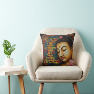 Coussin Message personnalisé de Bouddha tranquille - Cadea