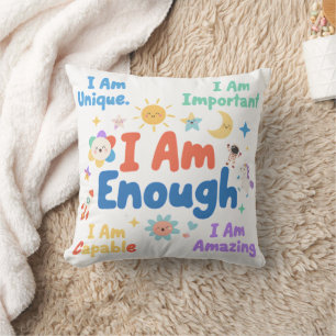 Coussin Message quotidien d'identité positive pour les pet