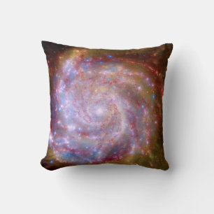 Coussin Messier 101 Spiral Galaxy - Télescope Hubble Photo