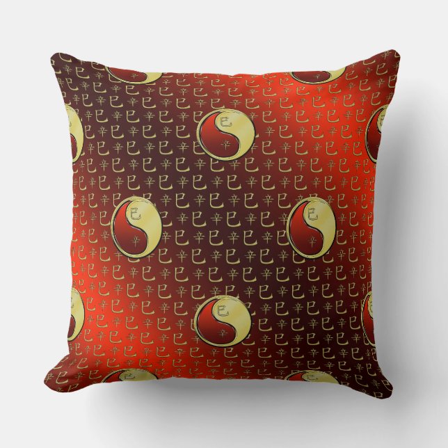 Coussin Metal Snake (Recto)