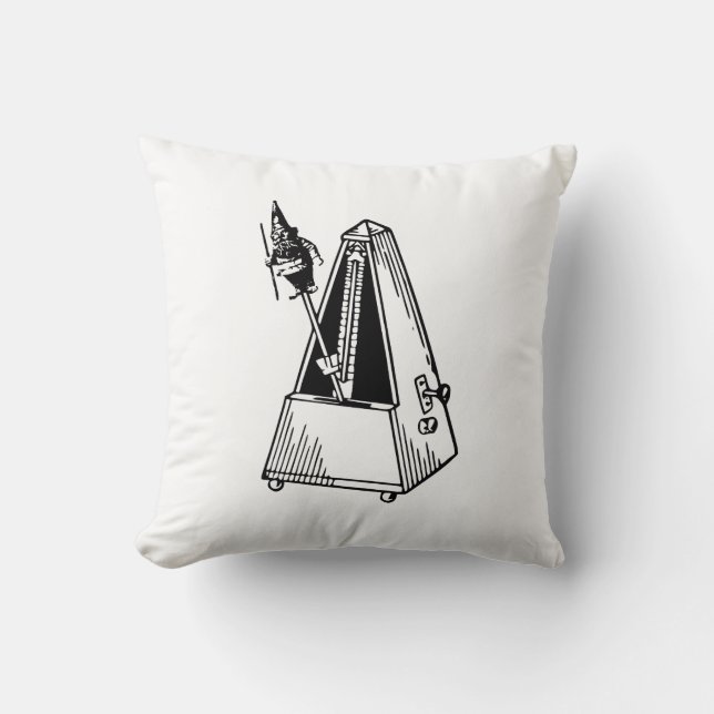 Coussin Métronome de musical de Metrognome (Recto)